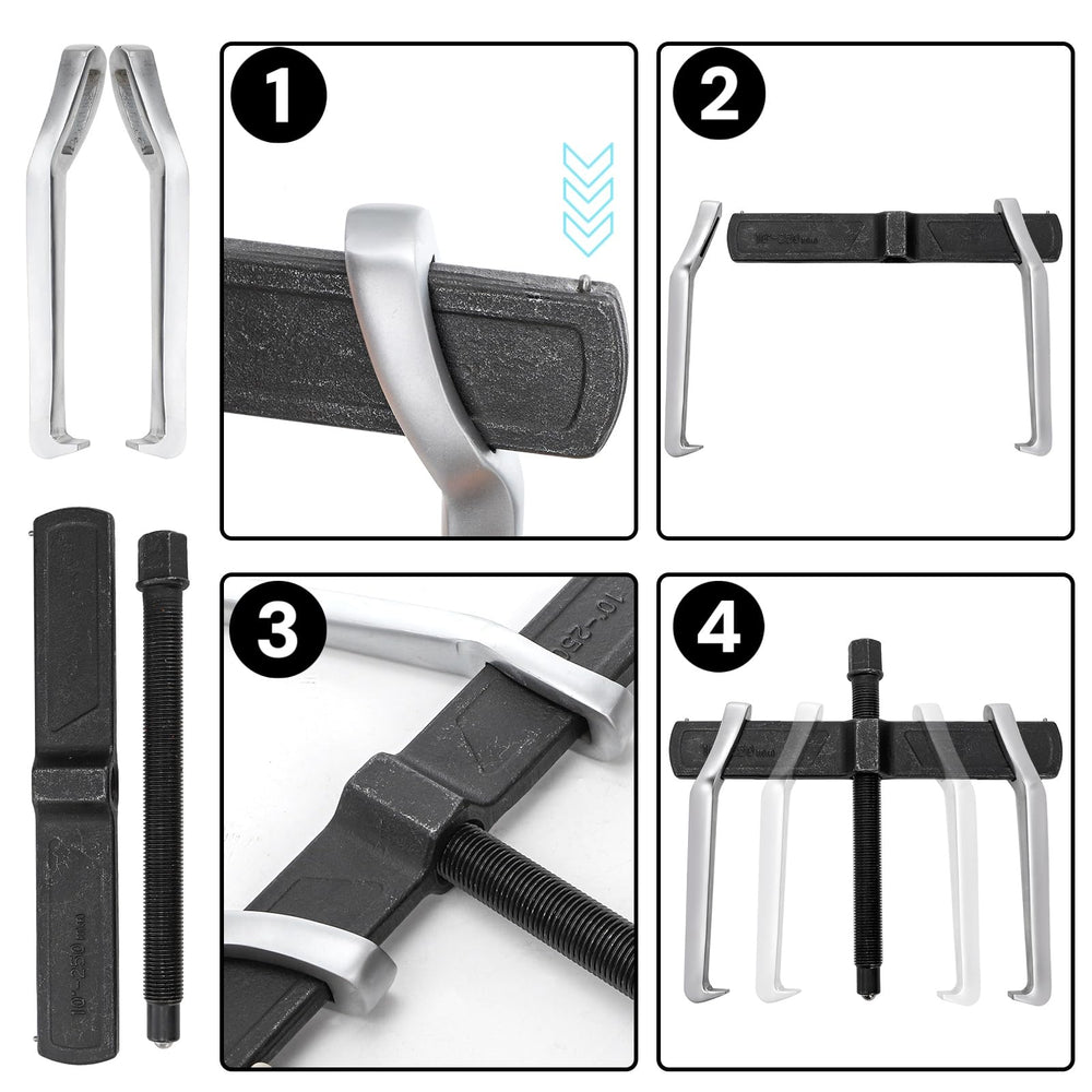 Tlence adjustable bracket showing reversible clamp for versatile setups