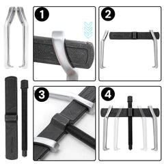Tlence adjustable bracket showing reversible clamp for versatile setups