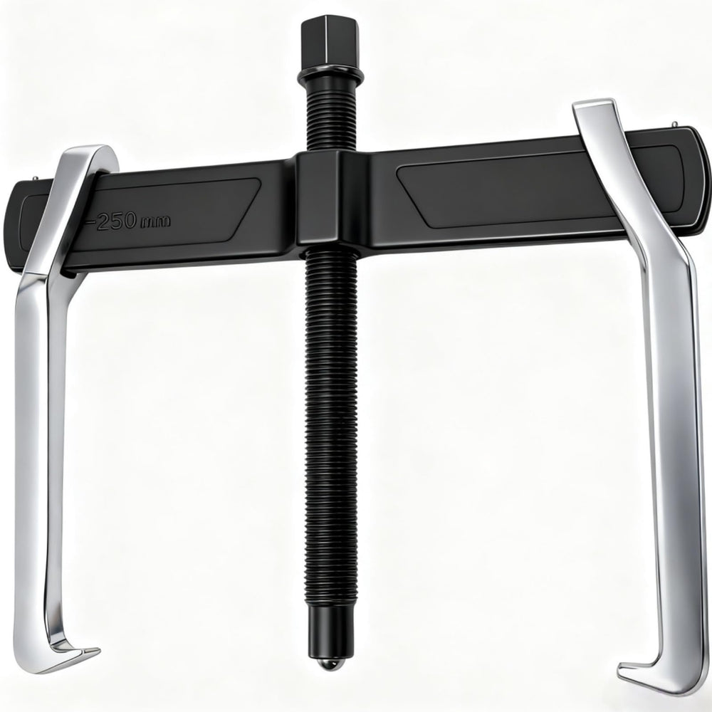 Tlence front view of 2-jaw puller showing overall build and durability benefit