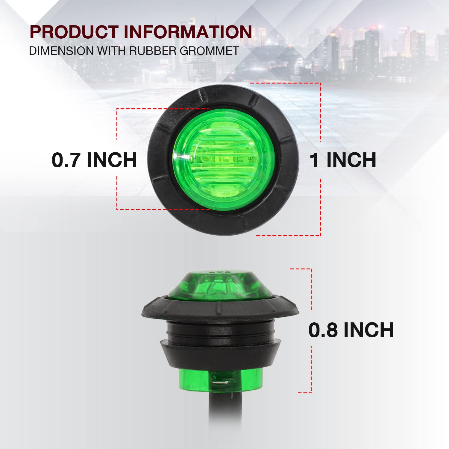 TMH wiring and grommet close-up showing simple three-wire installation benefit