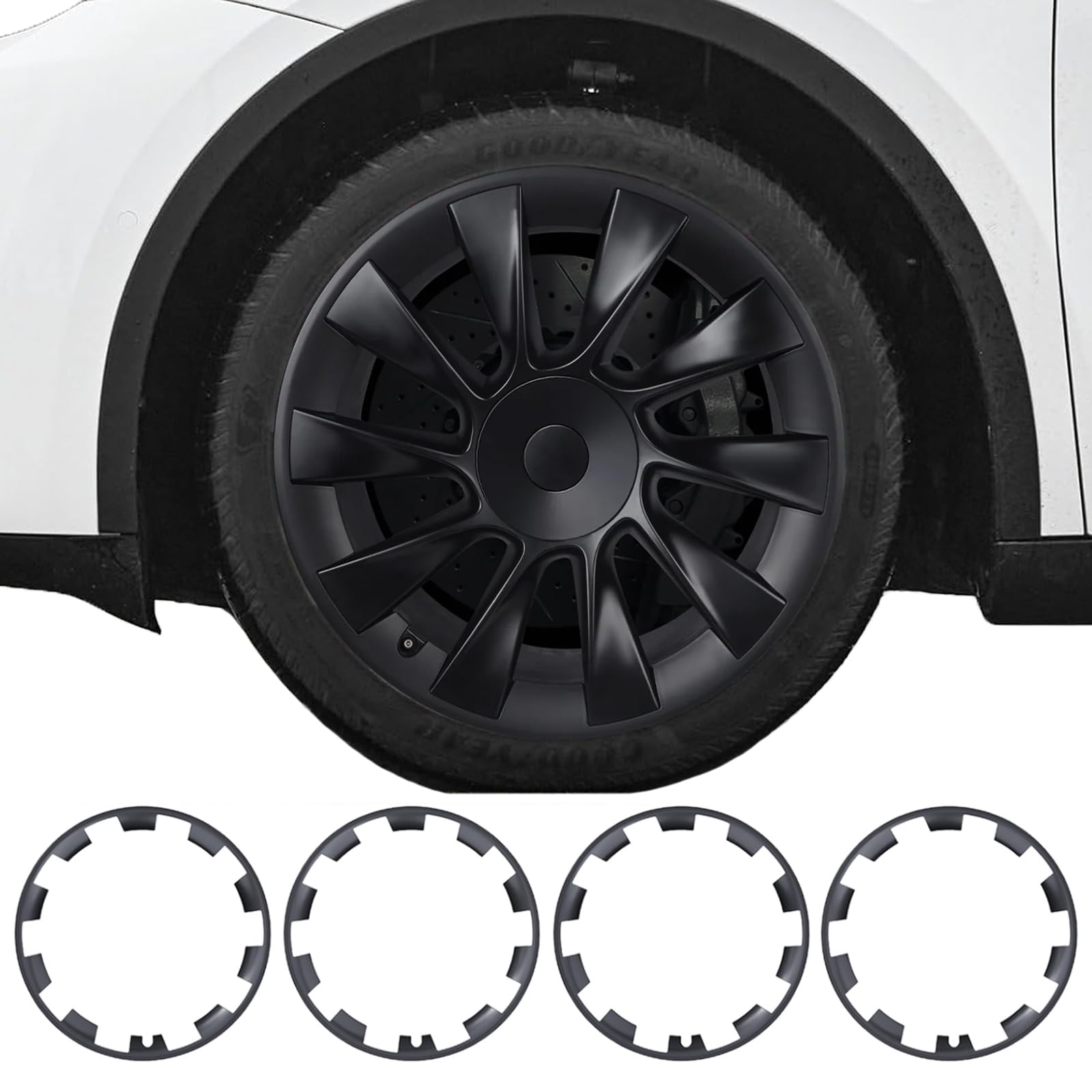 TNIRV front view showing full wheel protector for precise fit and enhanced look