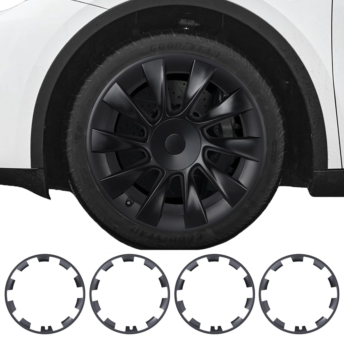 TNIRV front view showing full wheel protector for precise fit and enhanced look