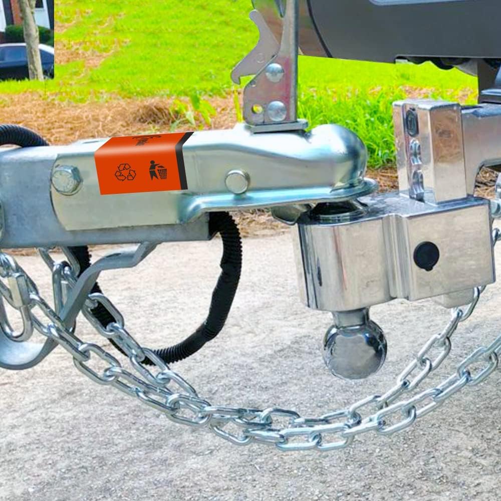 Tnyeobae trailer towing scene showing peace of mind with backup safety chains