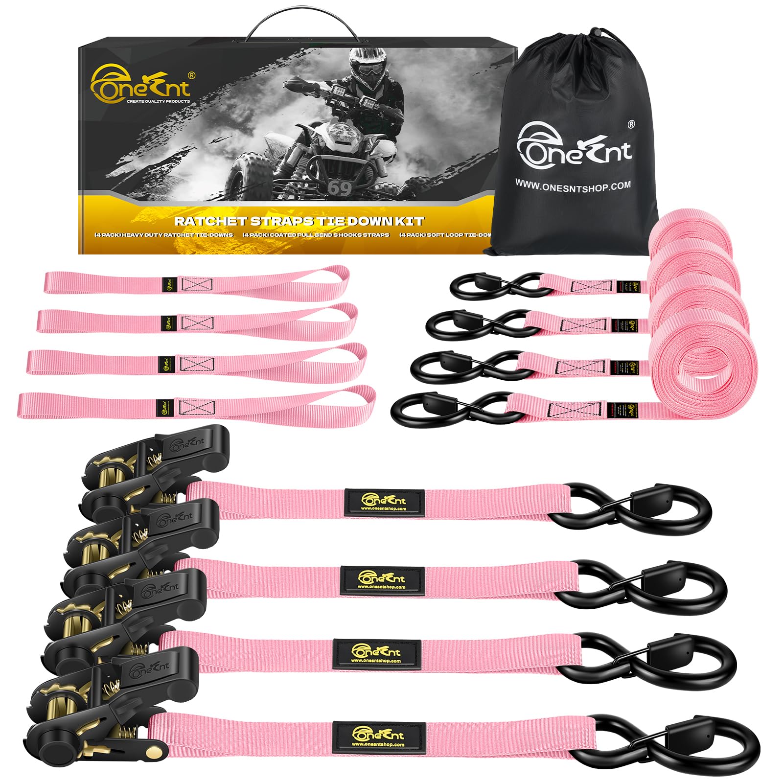 TOBUMO front packaging showing full 4-pack kit and easy portability