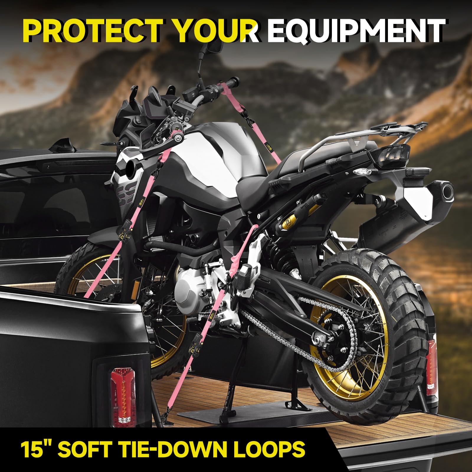 TOBUMO 15-inch soft loop close-up protecting surfaces from abrasion