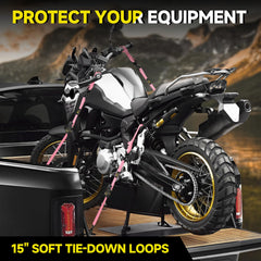 TOBUMO 15-inch soft loop close-up protecting surfaces from abrasion