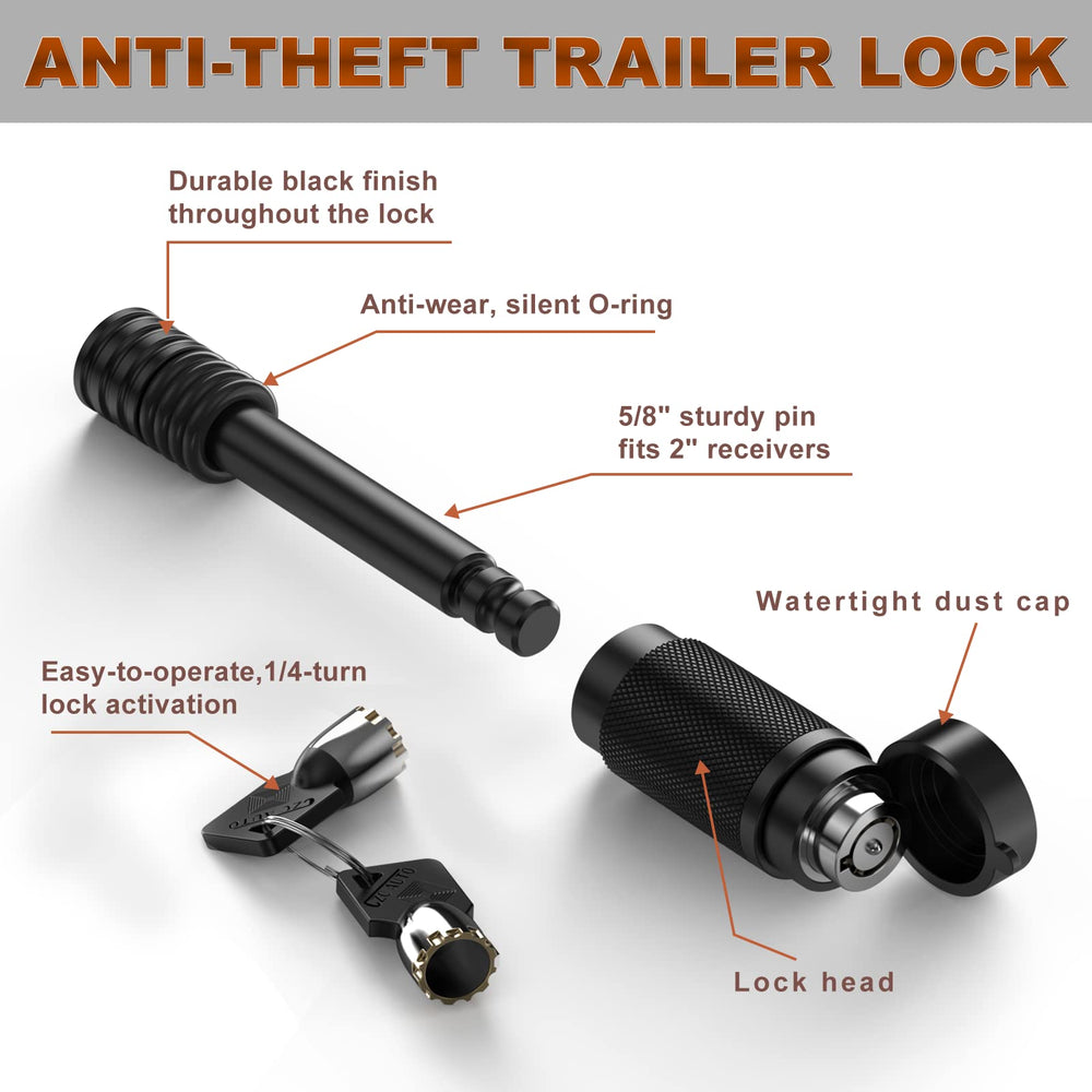 TOEASYTY hitch cover installed on truck receiver illustrating secure fit benefit