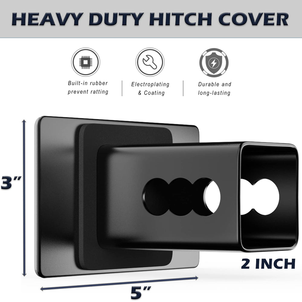 TOEASYTY side profile installed on a truck showing secure fit in a 2-inch receiver