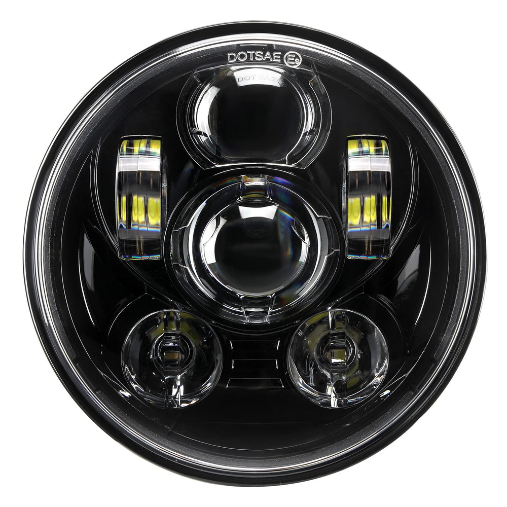 ToKnoMe front view headlight showing fit and modern styling for improved visibility