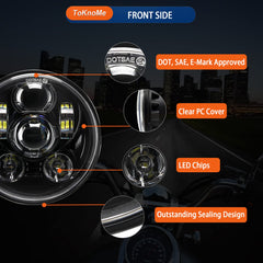 ToKnoMe mounted on a Harley Sportster demonstrating direct-fit upgrade benefit
