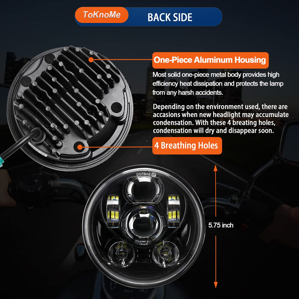 ToKnoMe side profile illustrating compact depth for easy housing fit benefit