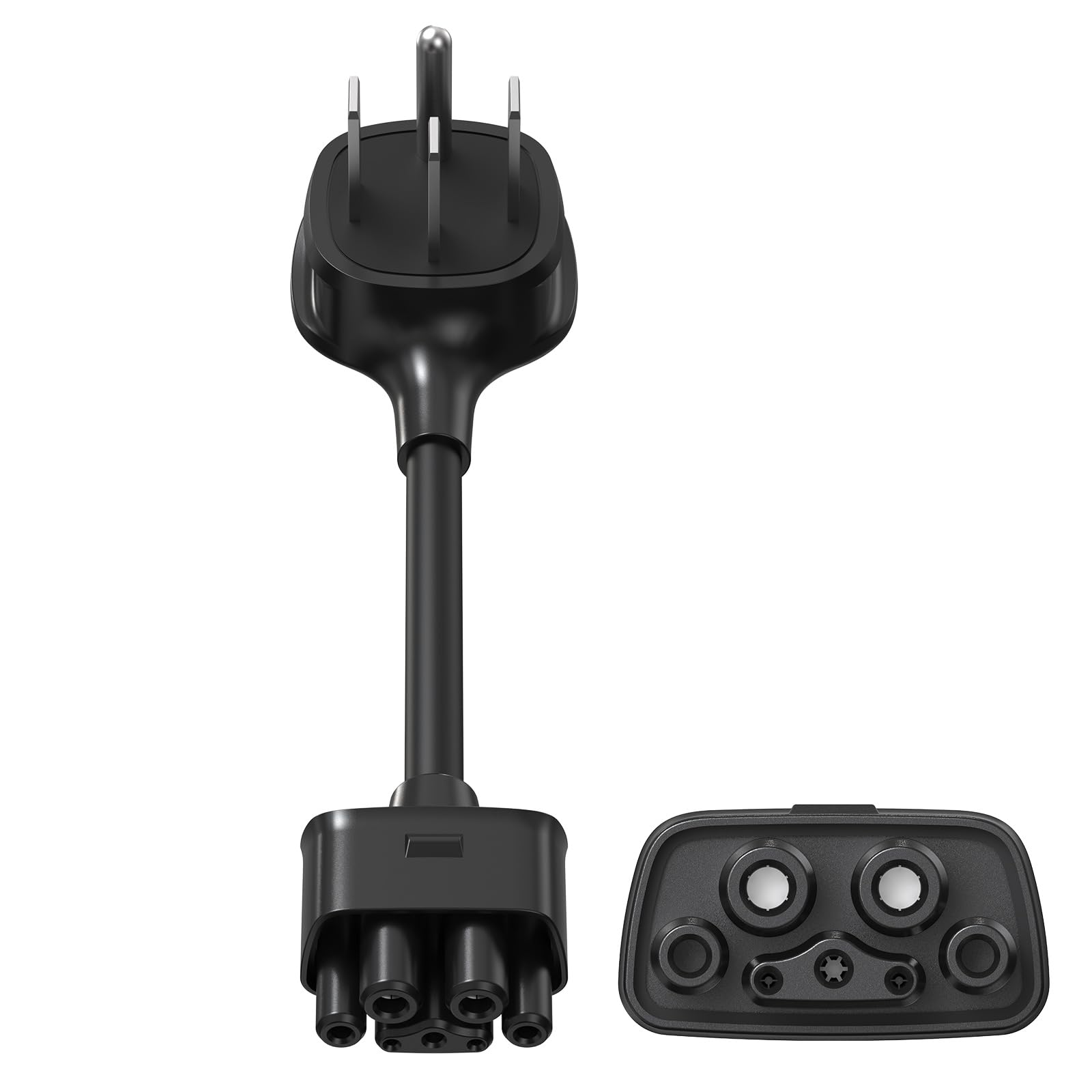 TOKREAL front view with Tesla Gen 2 connector showing secure fit and convenience