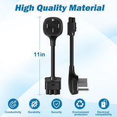 TOKREAL side profile plug detail showing durable housing and easy handling benefit