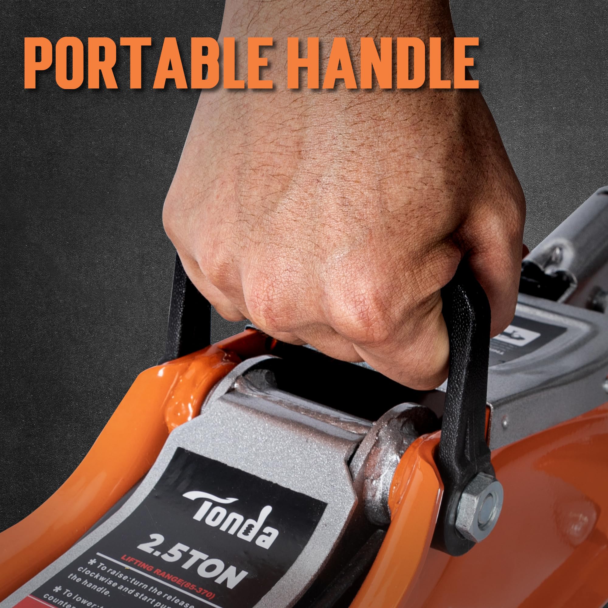 TONDA detachable long handle removed for compact storage and easy transport