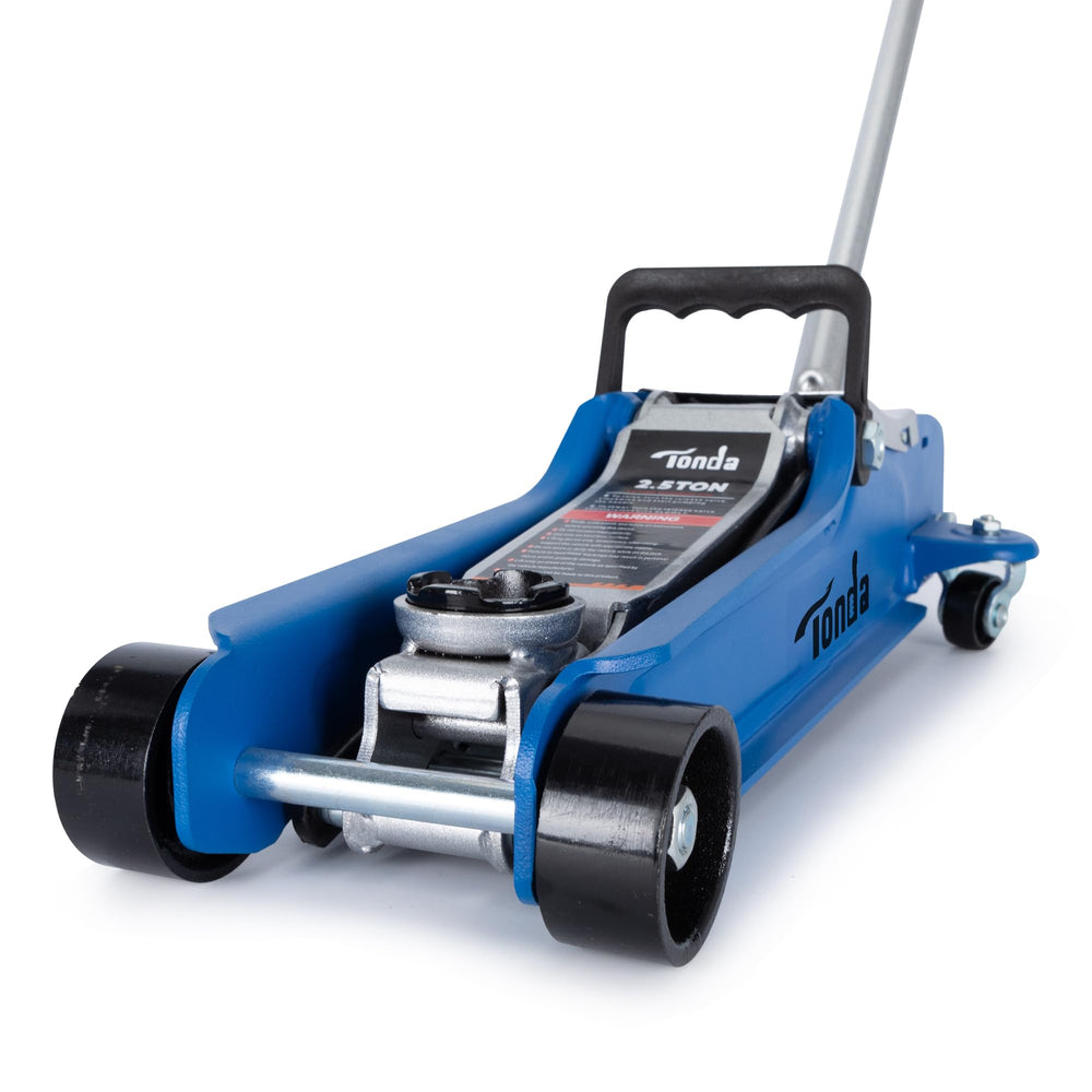 TONDA front view showing jack profile and benefit of low clearance access