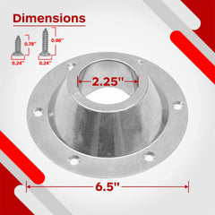 TonGass close-up chrome finish highlighting corrosion resistance