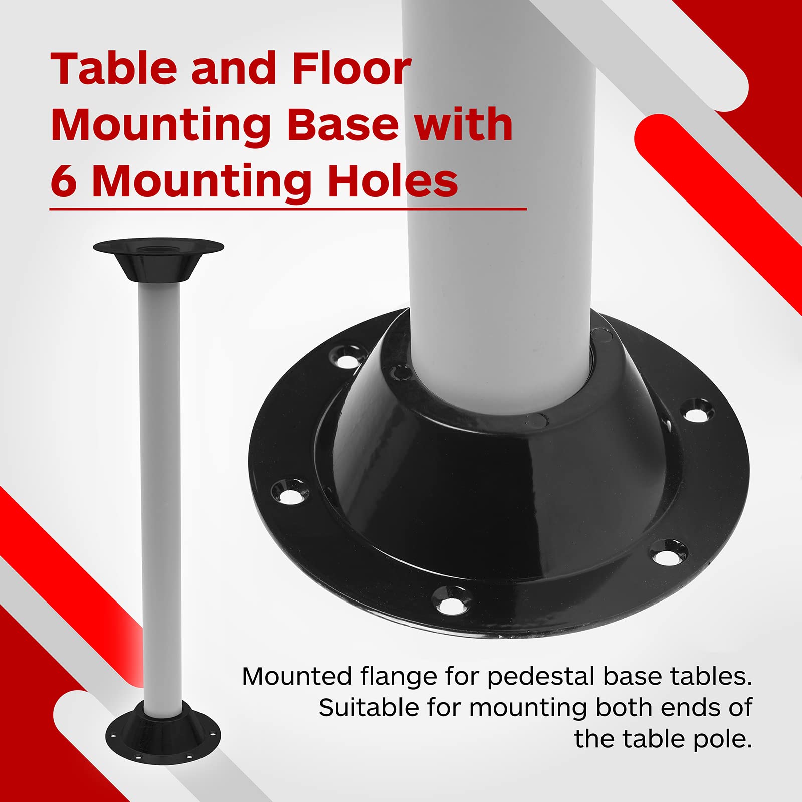 TonGass side profile mount illustrating low-profile design and strength
