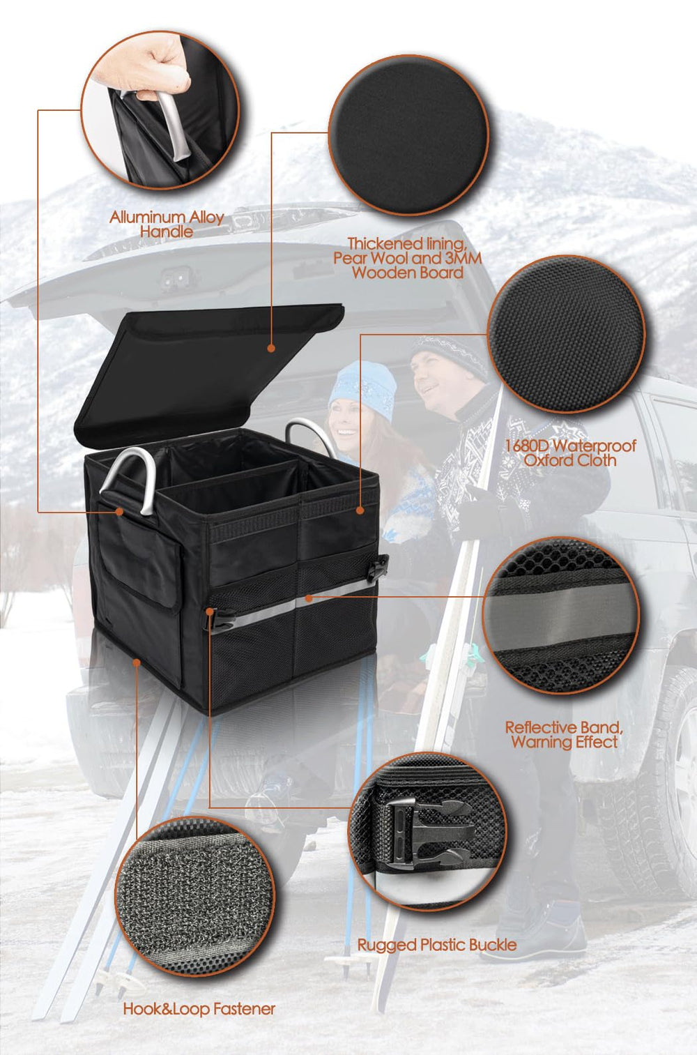 Tongketec aluminium handle detail for easy carrying convenience