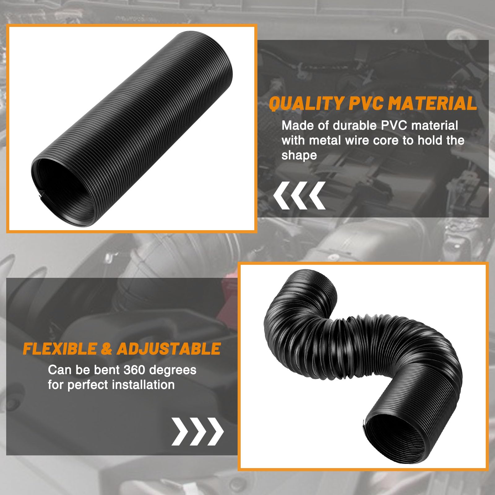 Tongze fully extended 40 inch pipe displayed to show adjustable length benefit for customization