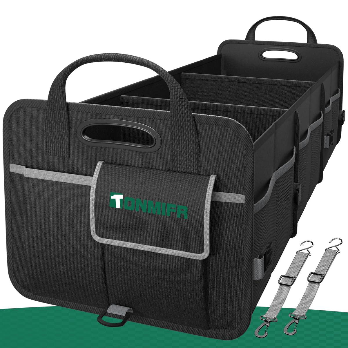 Tonmifr front view expanded showing large capacity and easy access