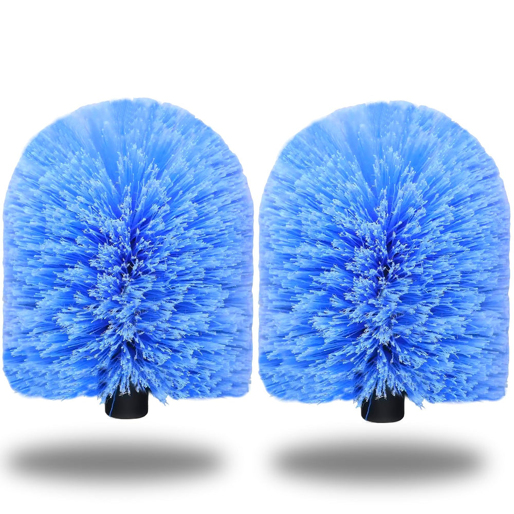 Tonmp blue duster heads front view showing two-pack and ready-to-use benefit
