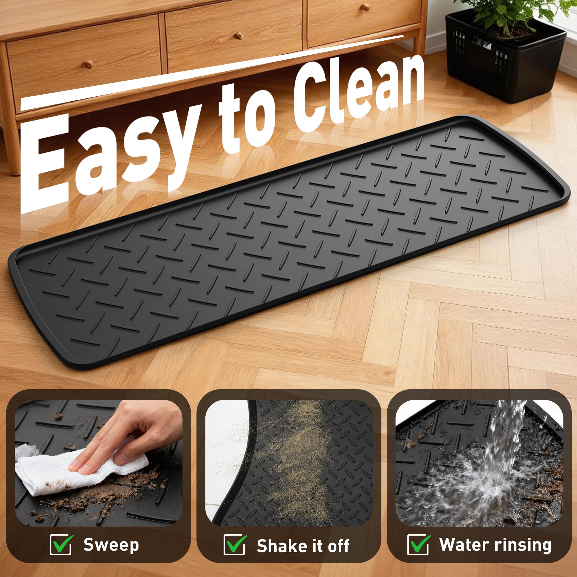 TonTool tray holding multiple shoes to organize busy entryways