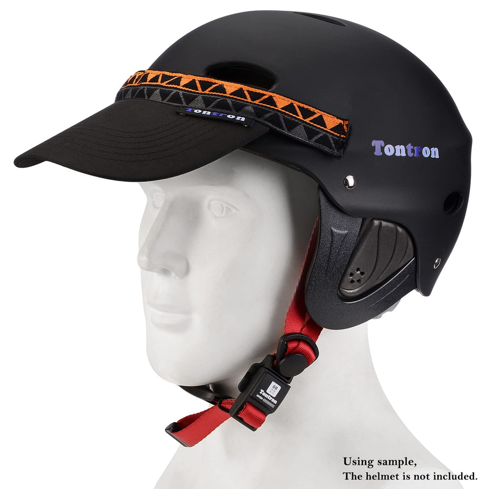 Tontron visor waterproof cloth close-up highlighting durable, weather-resistant fabric