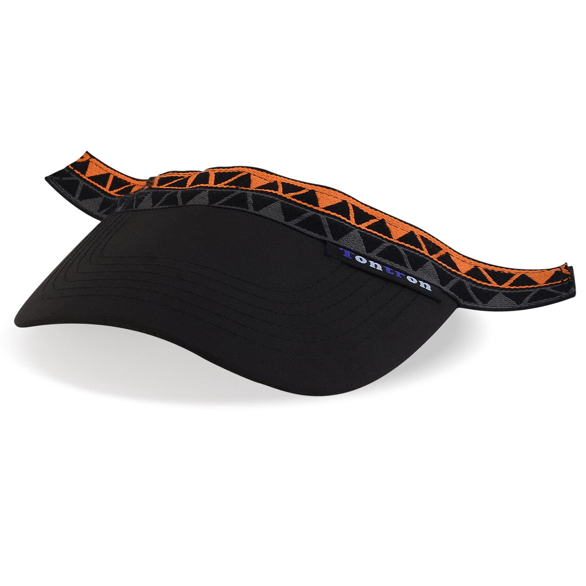 Tontron Removable Helmet Visor front profile showing brim and sun protection benefit