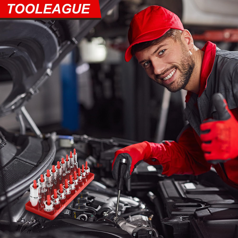 TOOLEAGUE ABS texture detail highlighting durable, oil-resistant tray construction
