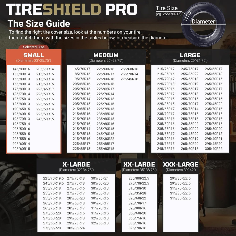 TOOLTROOPERS cover next to ruler showing scale for 23–25.75 inch diameter fit