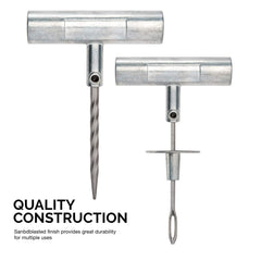 Tooluxe T-handle insert tool close-up demonstrating ergonomic grip and leverage