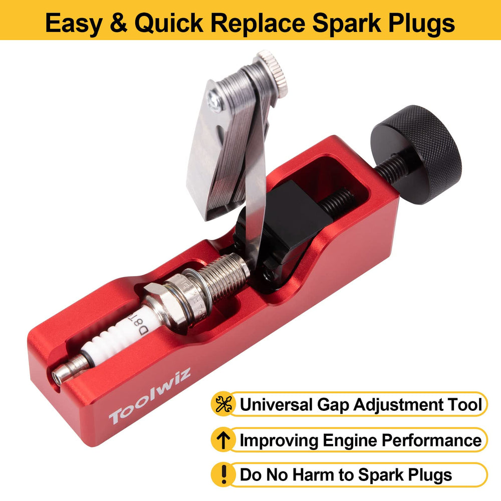 Toolwiz feeler gauge 32-blade detail showing hardened steel and precise measurement benefit