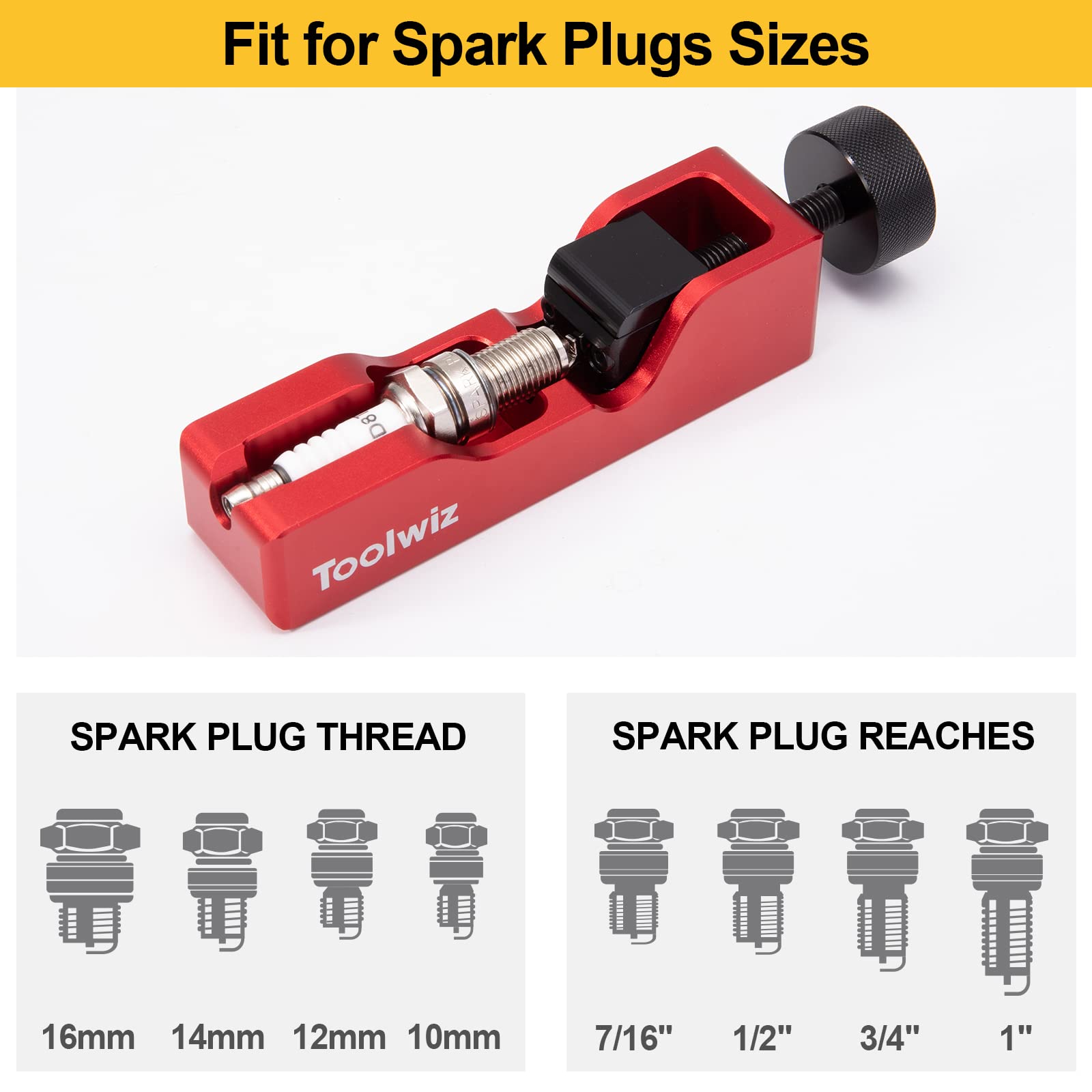 Toolwiz size scale with ruler showing compact dimensions and portability benefit
