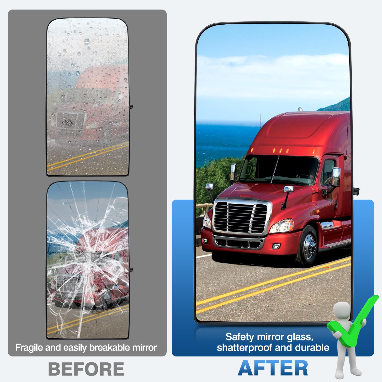 TOP-MAX glass edge profile showing flat glass clarity benefit
