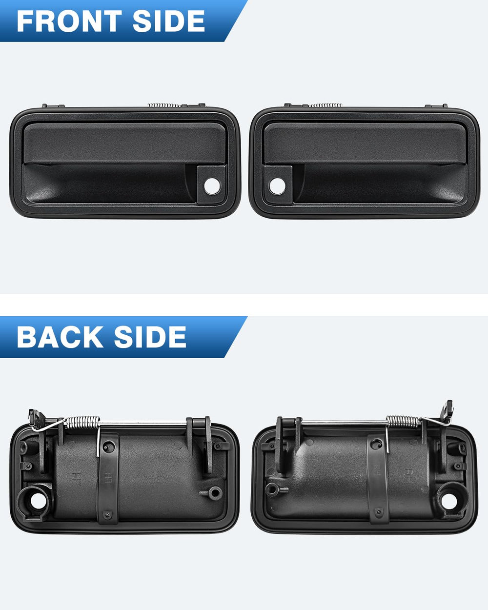 TOP-MAX handle label and part numbers showing compatibility details