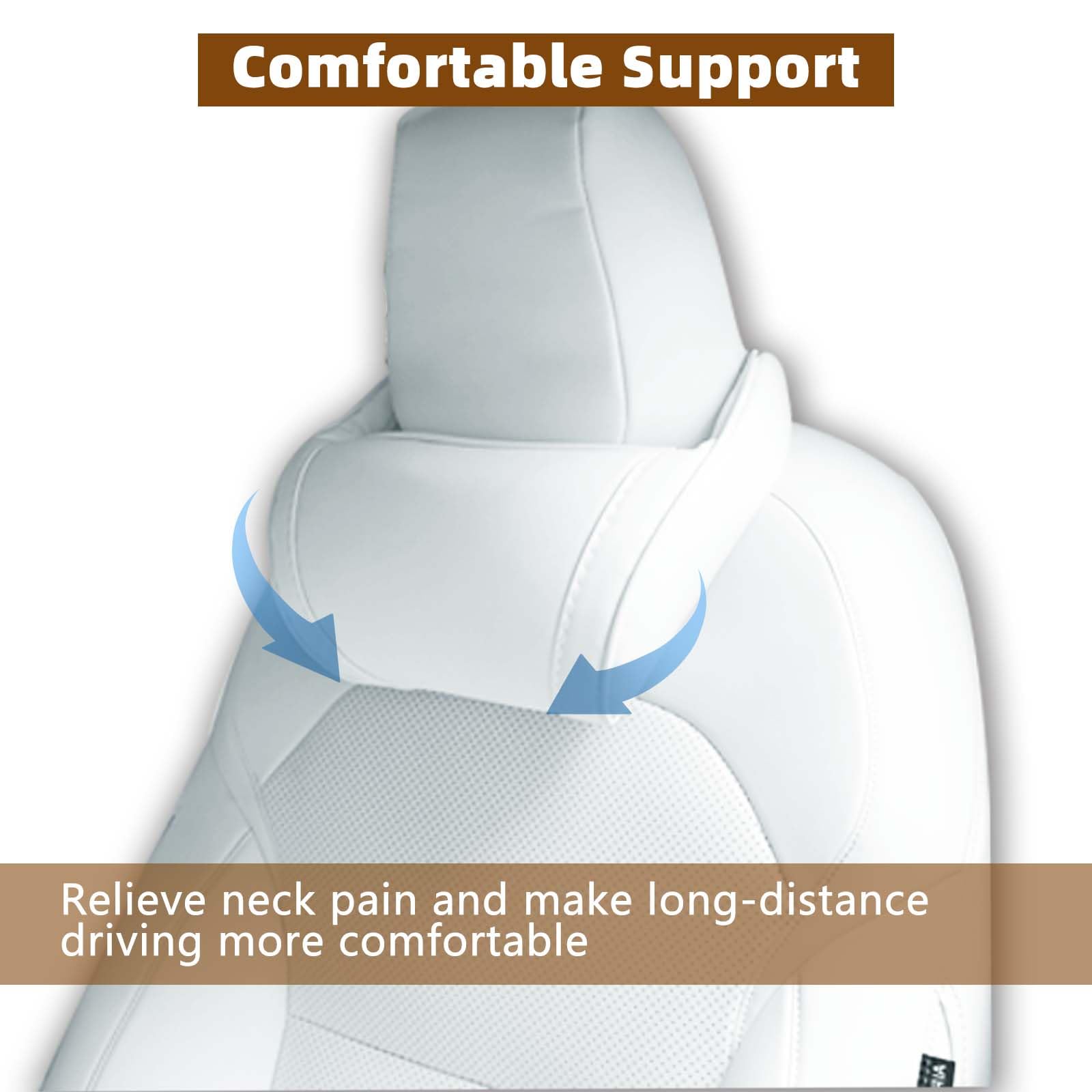 TOPABYTE side profile contour shape promoting ergonomic alignment benefit