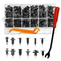 TOPCNOEM organizer case showing 12 compartments and 240 clips, quick selection benefit