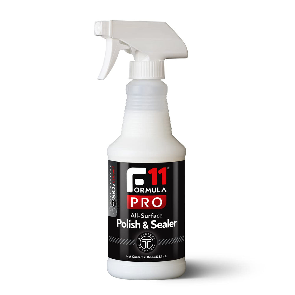 TopCoat bottle front label showing product name and benefits