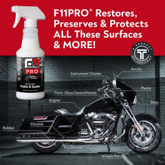 TopCoat F11PRO microfiber towels with bottle for safe scratch-free buffing