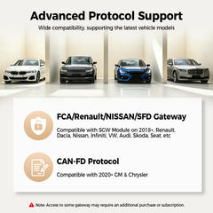 TOPDON ArtiDiag600 Pro connected to vehicle OBD port demonstrating fast diagnostics