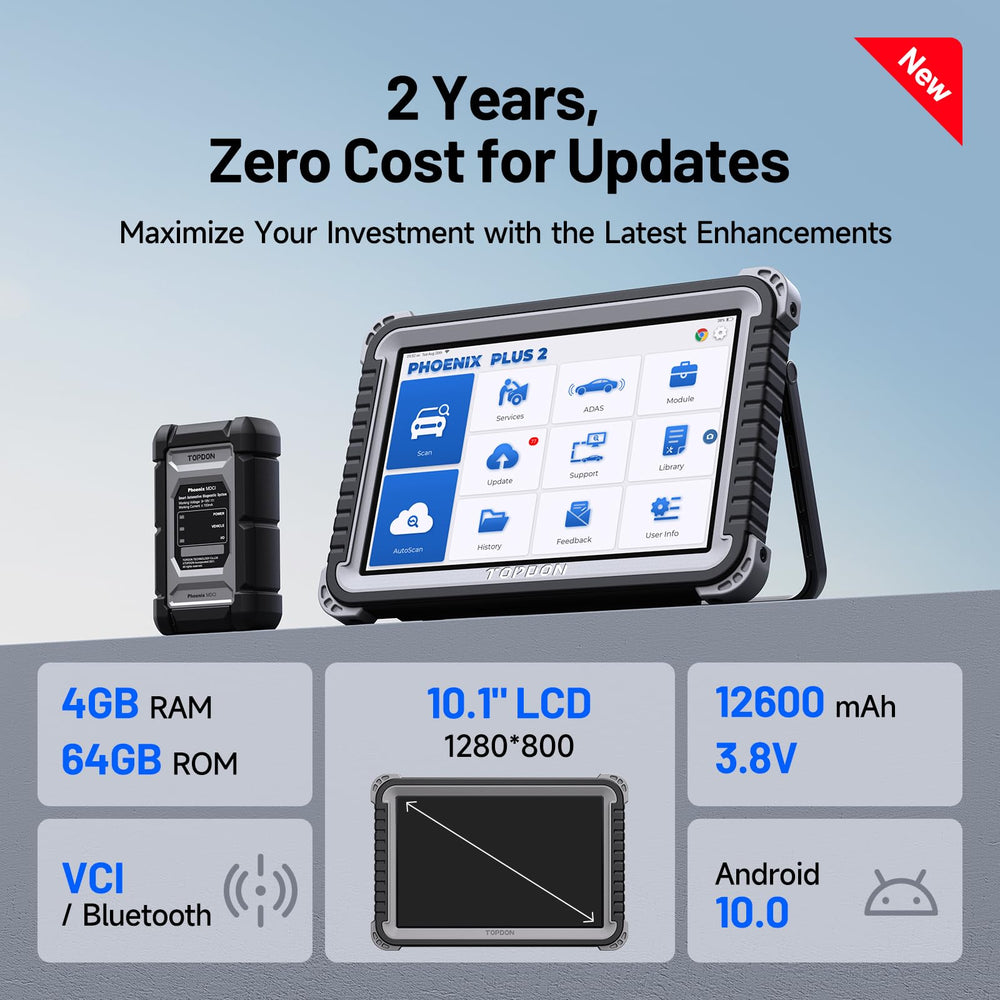 TOPDON Phoenix Plus 2 ECU coding screen enabling manufacturer-level changes