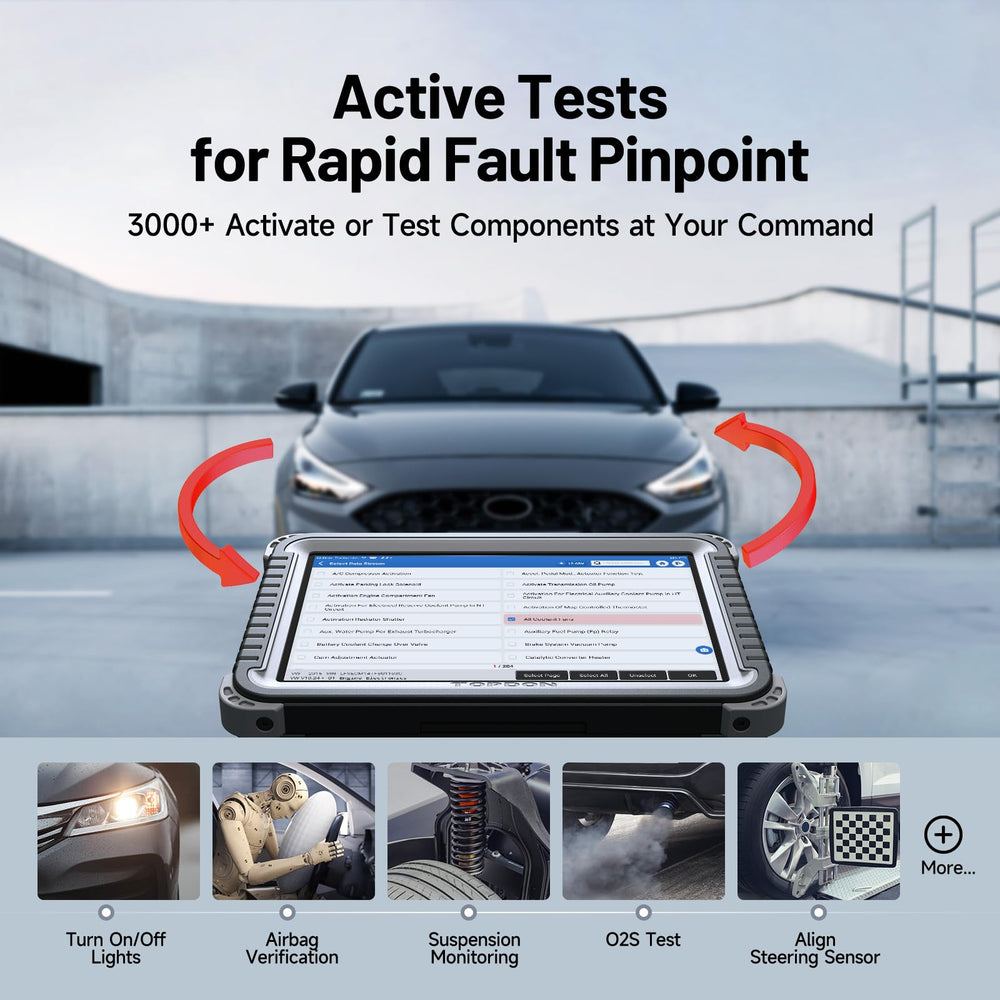 TOPDON Phoenix Plus 2 wiring and adapters kit for broad vehicle compatibility