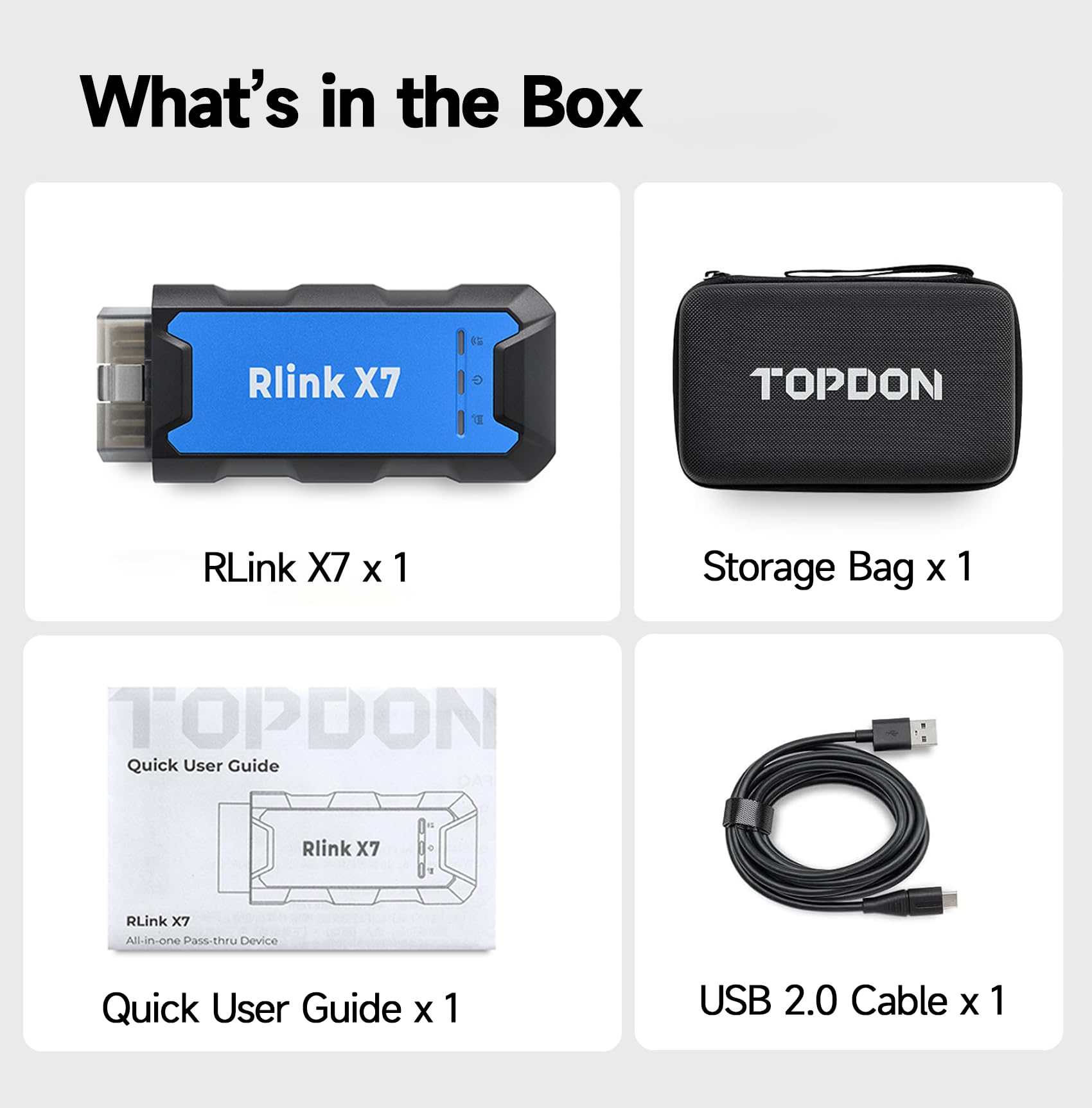 TOPDON RLink X7 in a busy workshop setting illustrating professional-grade programming use