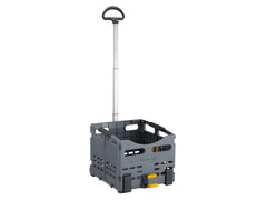 Topeak TrolleyTote collapsed flat for compact storage and easy transport