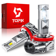 TOPIK front view bulb showing plug-and-play fit for quick installation