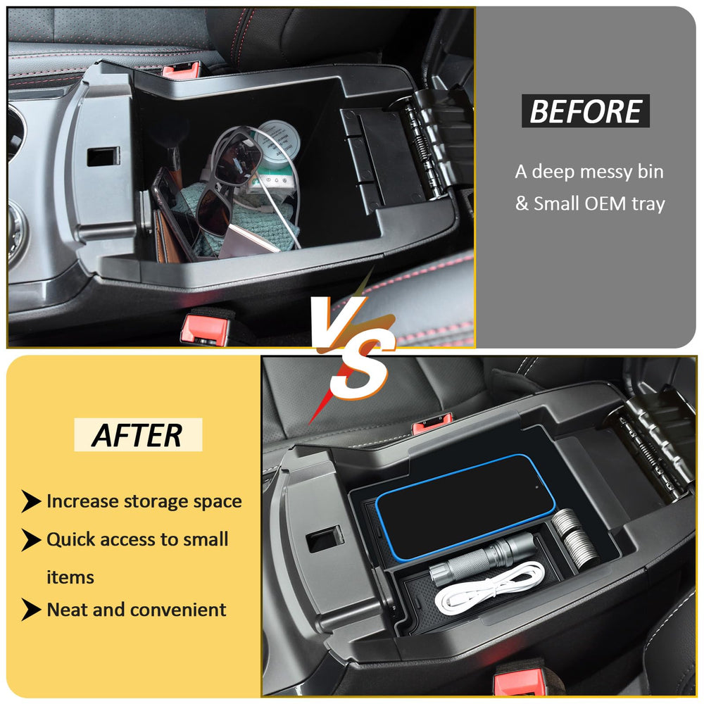 TOPINSTALL tray with phone keys and wallet arranged for easy access and organization