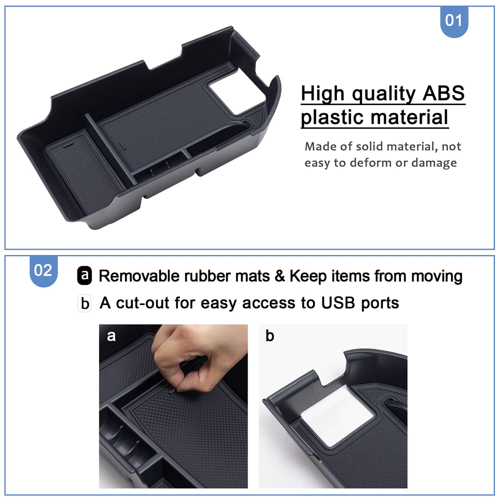 TOPINSTALL side profile showing precise fit and space-saving console integration