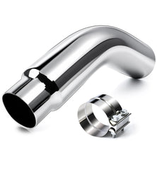 Toplamper front angle view showing polished chrome finish and bold styling benefitting truck appearance