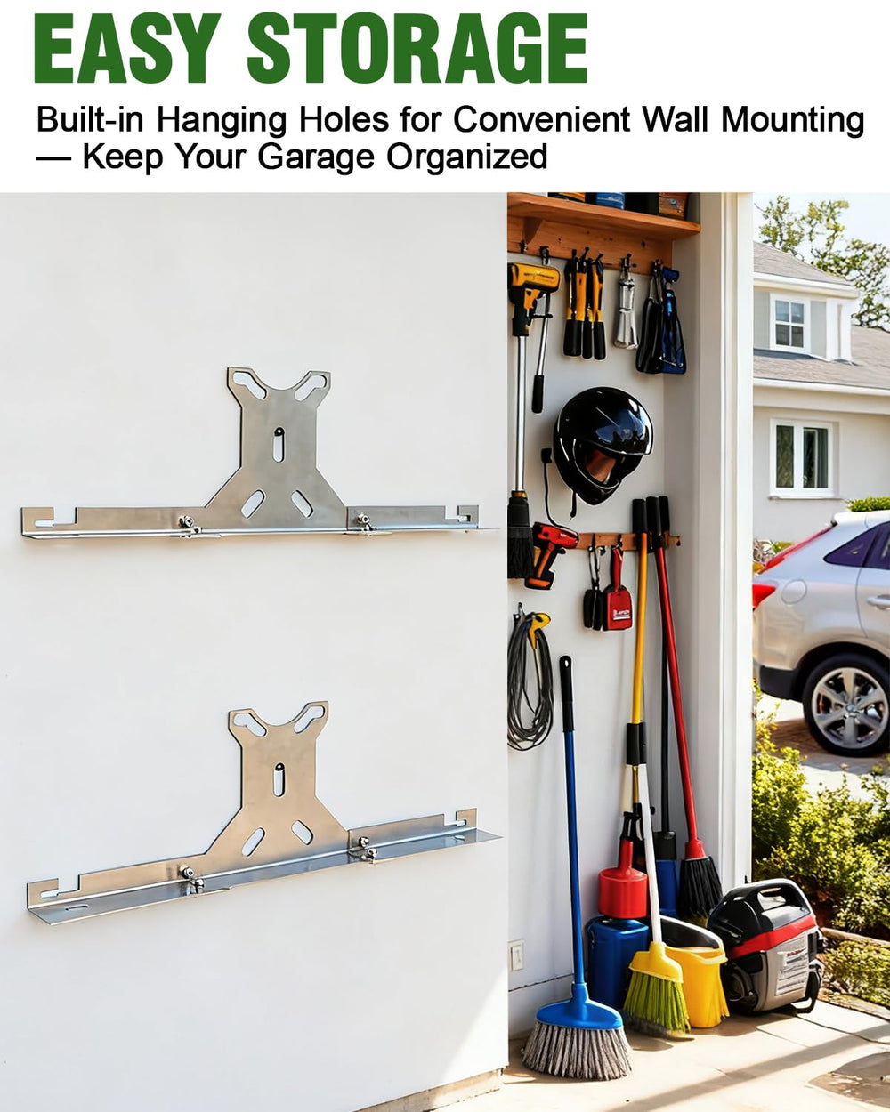 Toplamper storage and carry layout, organized kit ready for quick access
