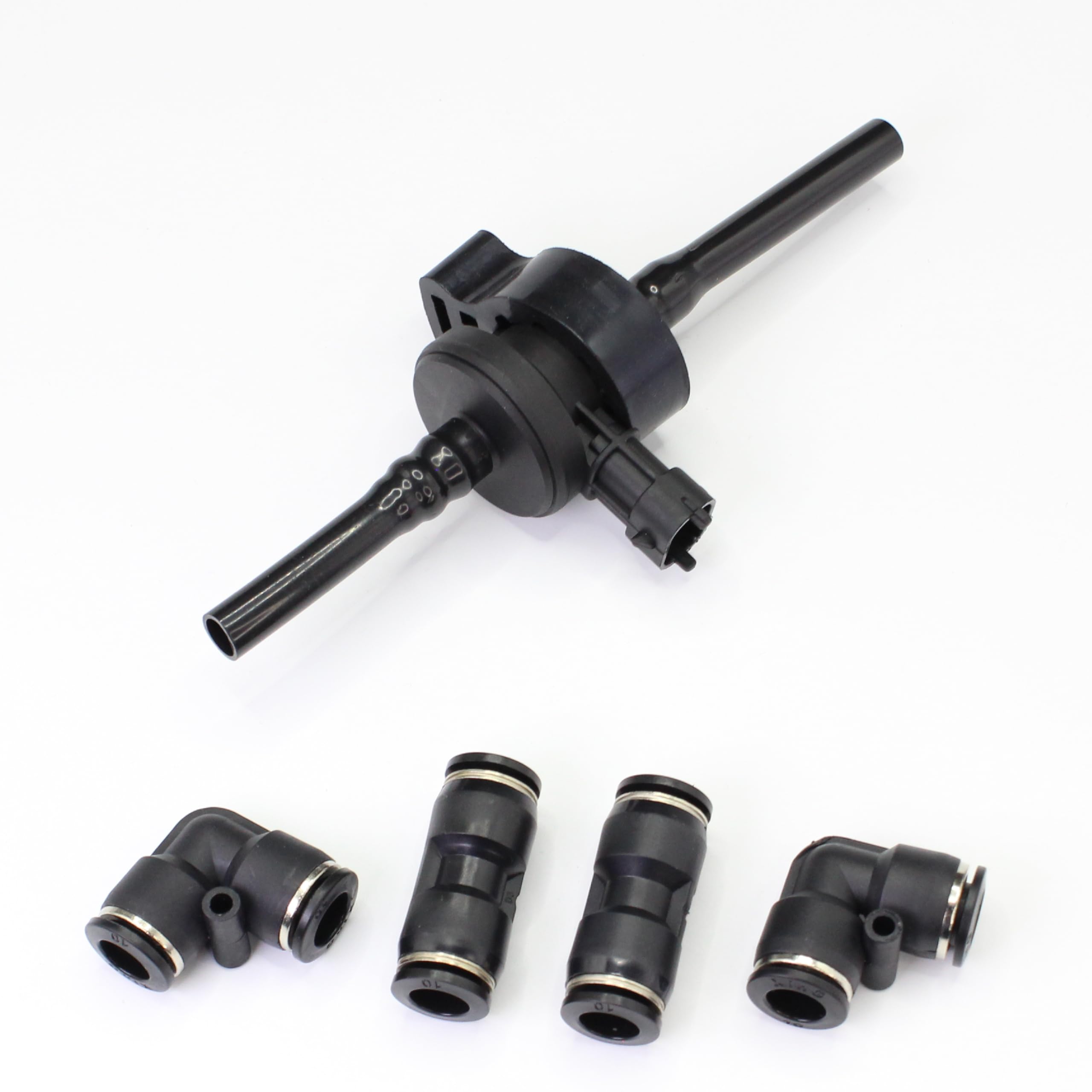 TOPMV purge valve front view showing valve body and electrical plug for easy fit